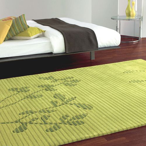 鑫乙达 图案化纤北欧/宜家腈纶叶子长方形中国风手工织造 地毯